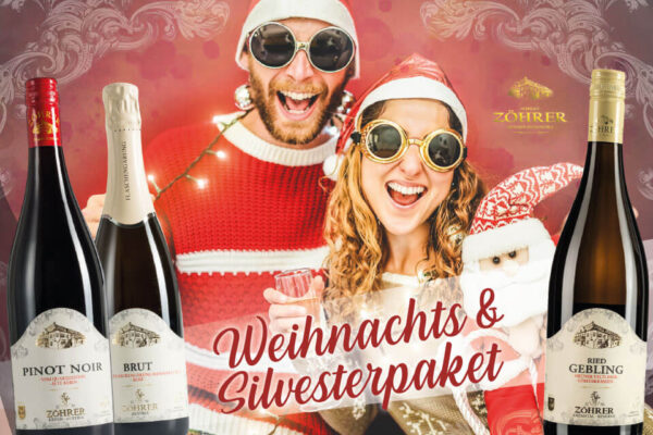 Weihnachtspaket und Silvesterpaket Kremstal - Weingut Zöhrer Sandgrube Krems